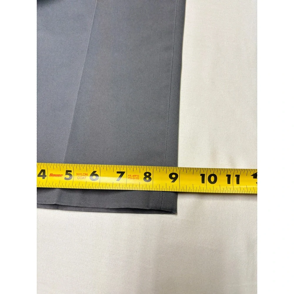 Brooks Brothers Advantage Chino Hudson Pants Grey Mens W42 L34 Stretch Cotton